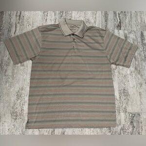 Mens PGA Tour Black Golf Polo